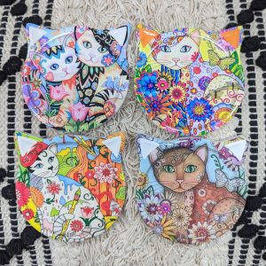 Ceramic Cork-backed Coasters - various